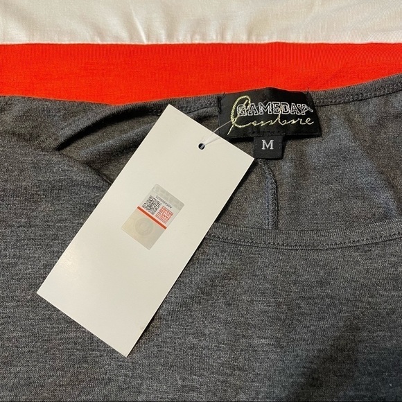 Gameday Couture Clemson Tigers Lightweight Tunic Top Grey, Orange and White-M - Picture 9 of 10